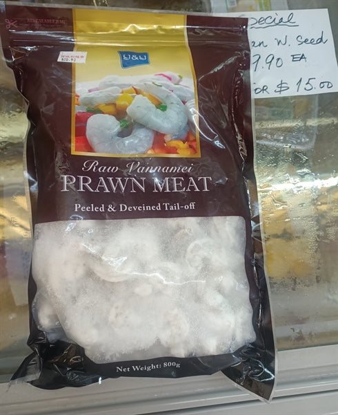Raw Vannamei Prawn Meat 800g