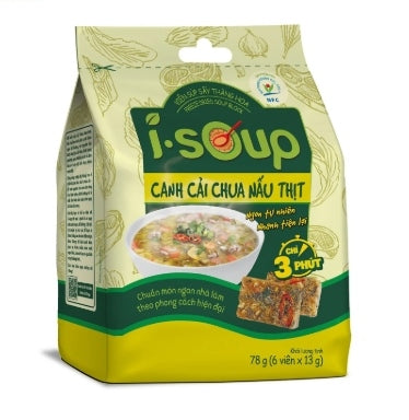 ISOUP Canh Cải Chua Thịt 78GRM