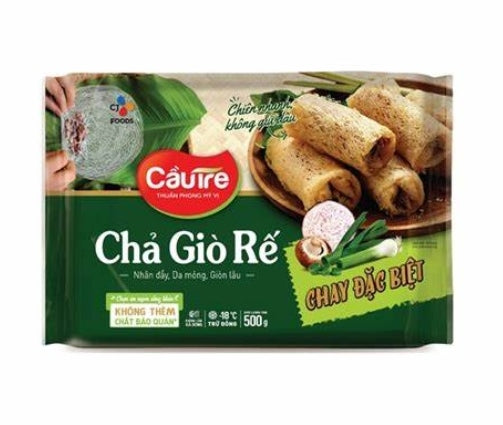 Ct FZN Rice Net Spring Roll Vegetable 480g