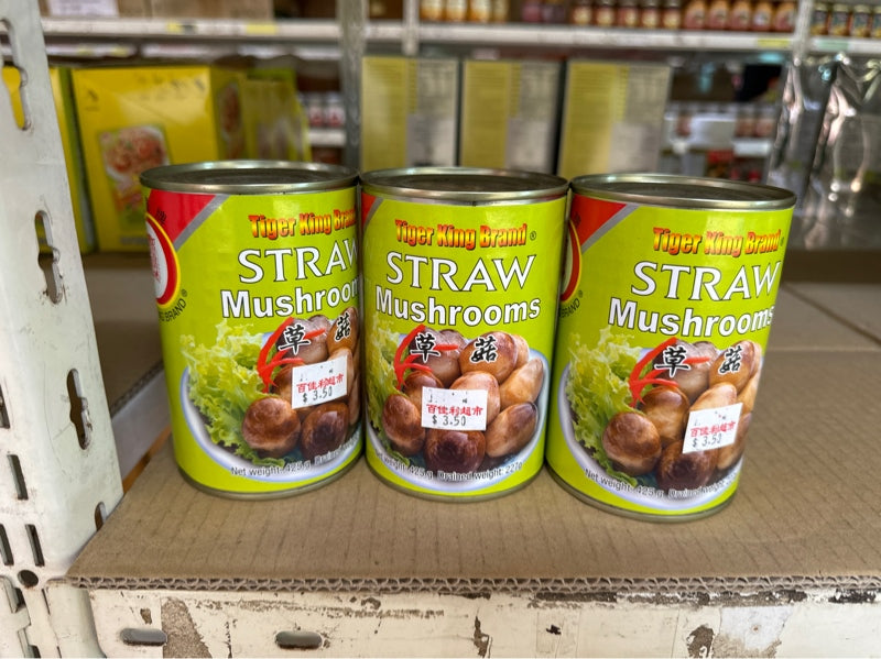 Tiger King Straw Mushroom 425g