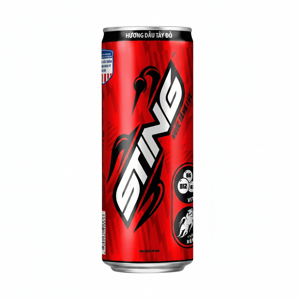 Nước Tăng Lực Sting Dâu 320ml