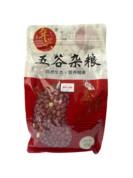 ĐẬU LẠC NGUYÊN LIỆU – LẠC VỎ ĐỎ 1KG 1PK