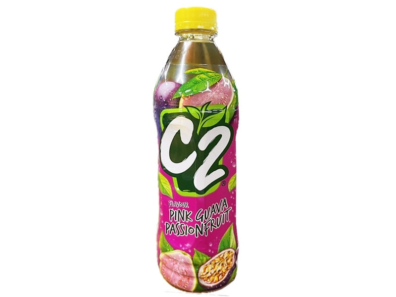 C2 TRÀ XANH ổi hồng & chanh dây – TRÀ XANH C2 VỊ ỔI HỒNG & CHANH DÂY 455ML 1PK