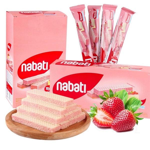 Bánh Xốp Dâu NABATI 145GRM