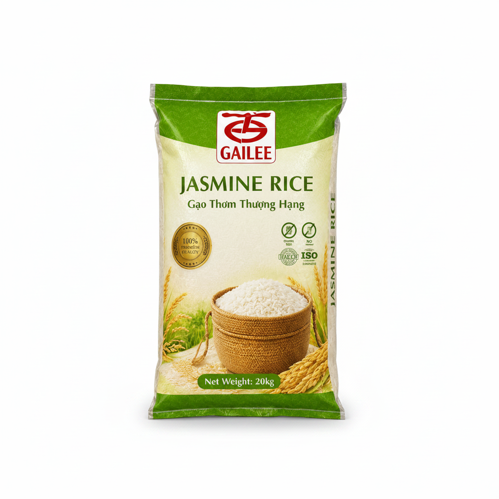 Gạo Thơm Jasmine Việt Nam Gailee 20kg