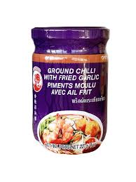 COCK GROUNG CHILI WITH FRIED GARLIC 24 - 227g