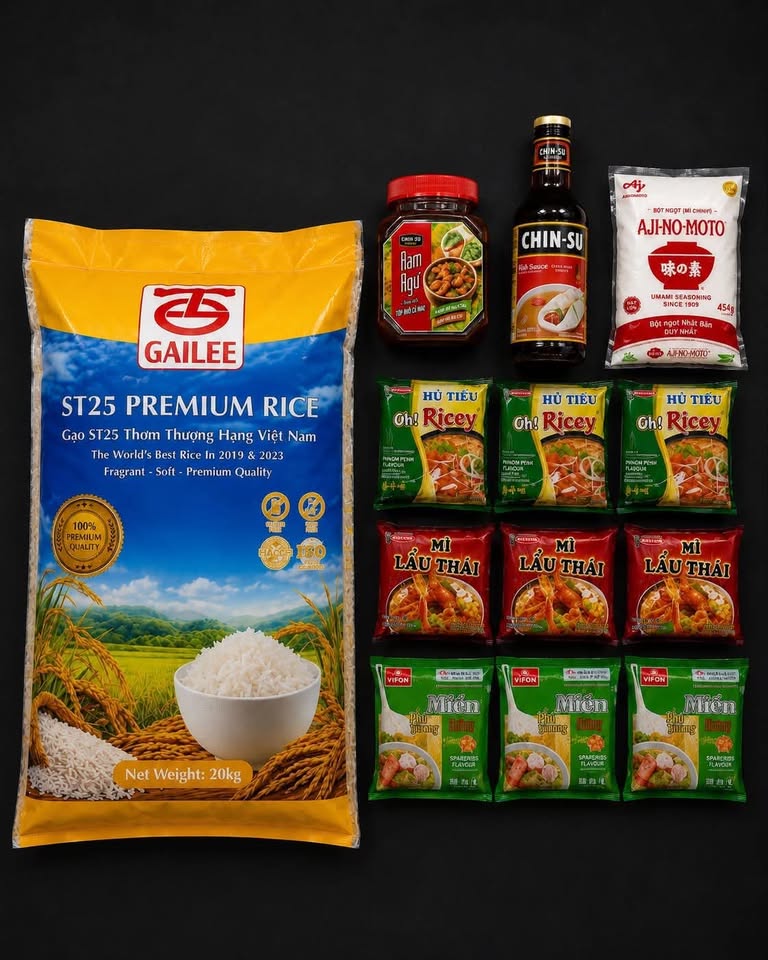 Combo ST25 Rice and Seasonings 4