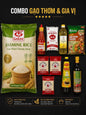 Combo Jasmine Rice and Vegetarian
