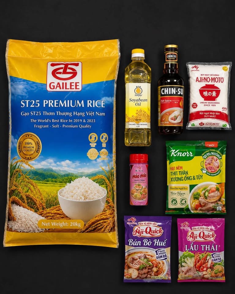 Combo ST25 Rice and Seasonings 2