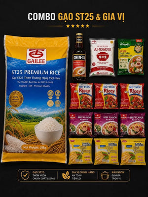Combo ST25 Rice and Seasonings 1