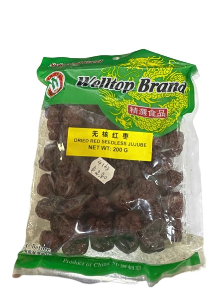 Welltop Dried Seedless Jujube 200g