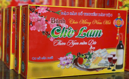 BÁNH MÍA ĐƯỜNG HL - BÁNH CHÈ LAM 450GRM 28/GIỎ