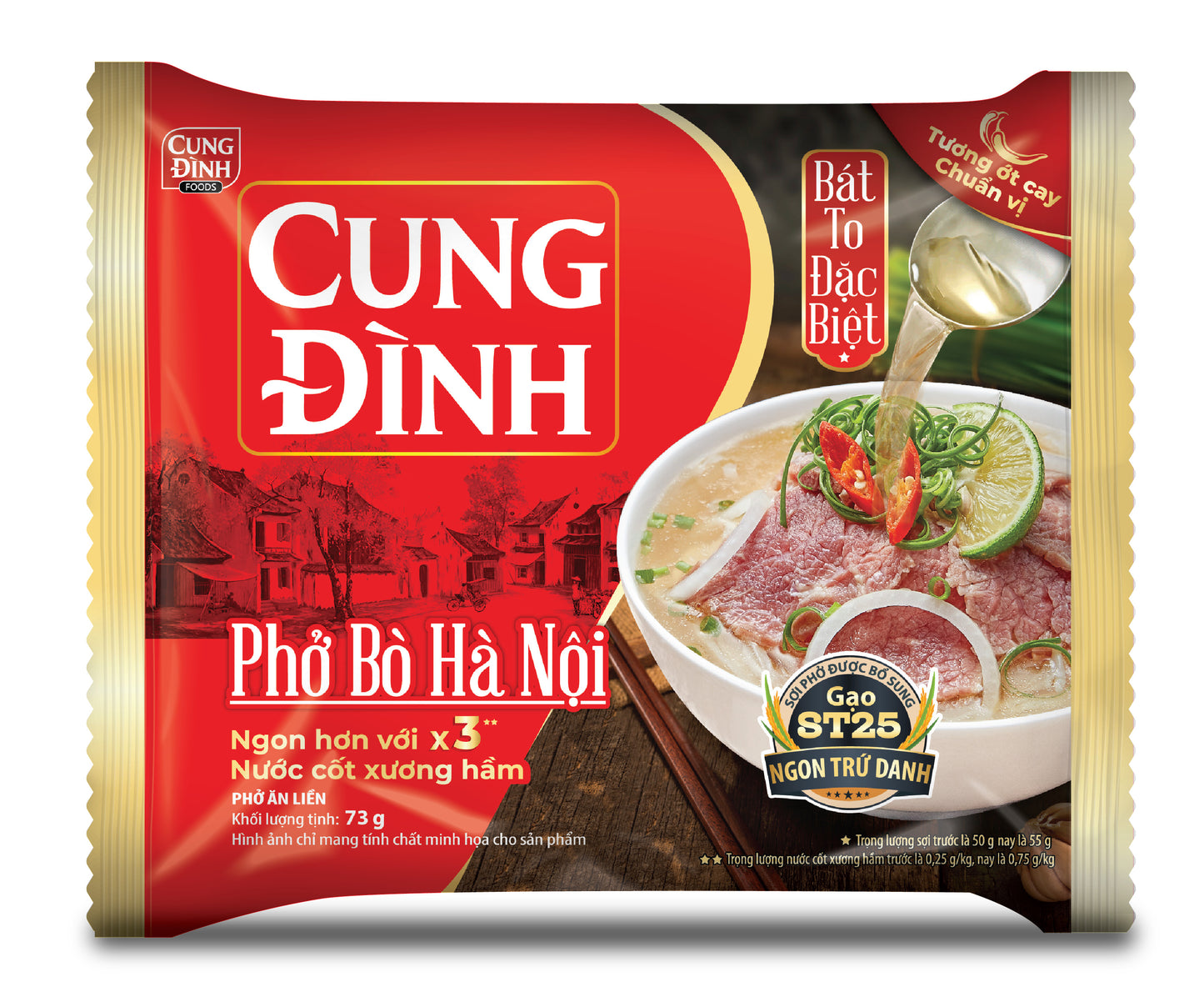 Cung Dinh Hanoi Beef Pho 76g