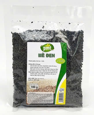 HẠT MÈ ĐEN PMT - MÈ ĐEN 200GRM 60/GIỎ
