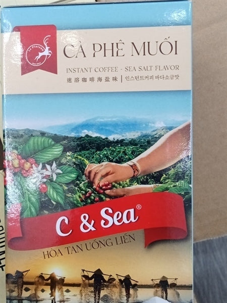 Cà phê muối/Cà phê hòa tan MUỐI BIỂN FLV
