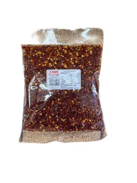 RED CHILI SHREDDED 250g