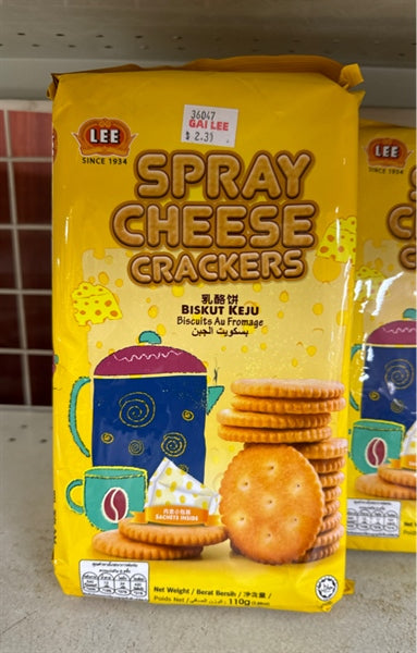 LEE CHEESE CRACKER – BÁNH QUY PHÔ MAI 110GRM 24/GIỎ HÀNG
