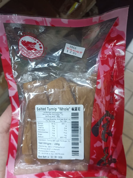 Muối Củ Cải Muối Nguyên Củ 400g