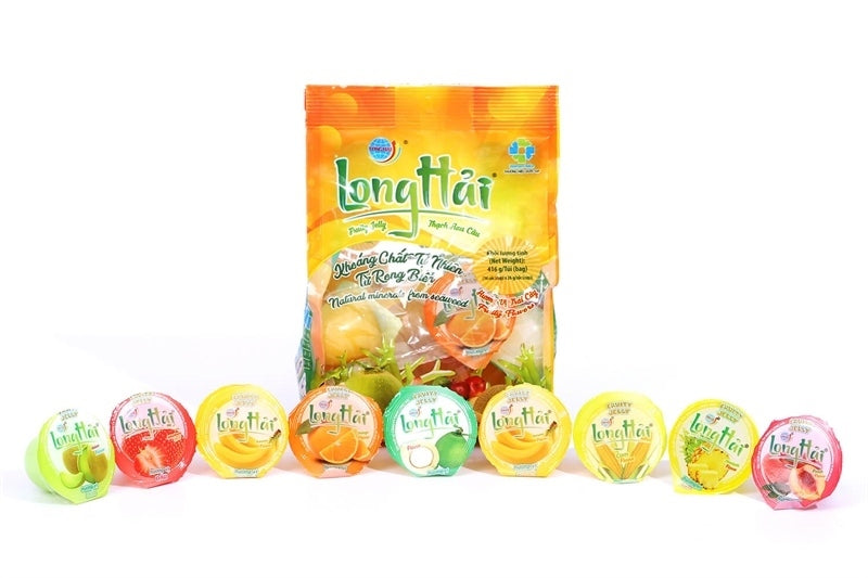 LONG HẢI Thạch Rau Câu Trái Cây 416GR