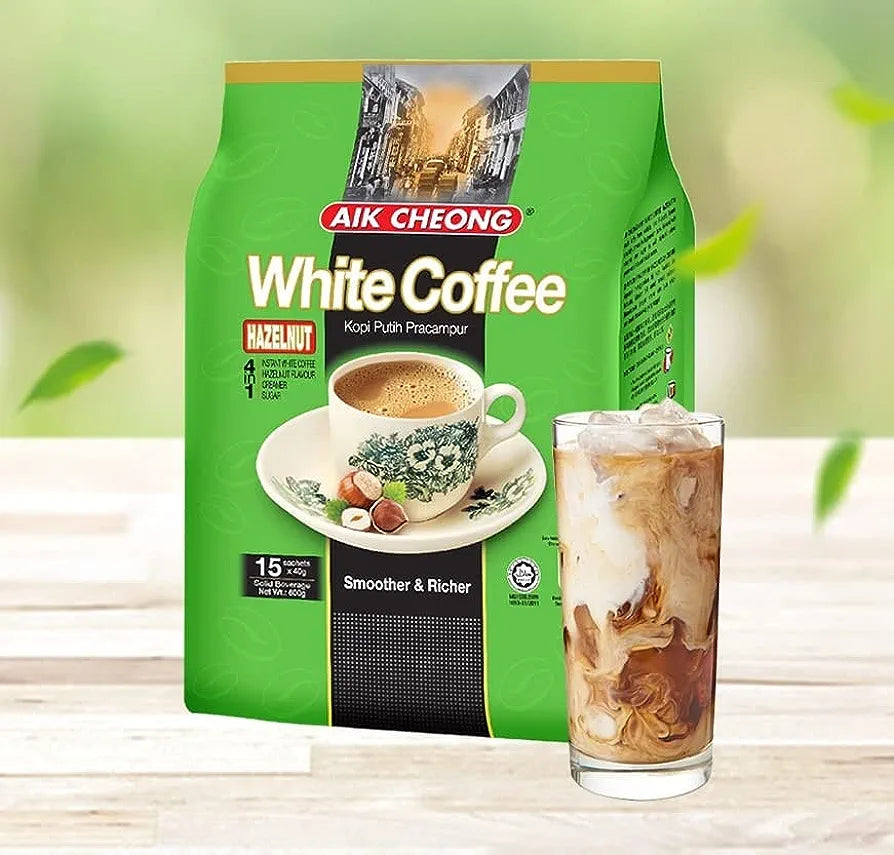 AIK CHEONG trắng Cà phê Hazellnut 480GRM