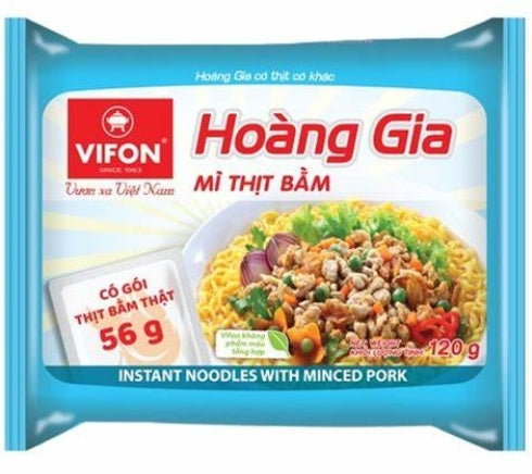 Mỳ HAY VIFON - THỊT BẰM HOÀNG GIA 120GR 18/CART