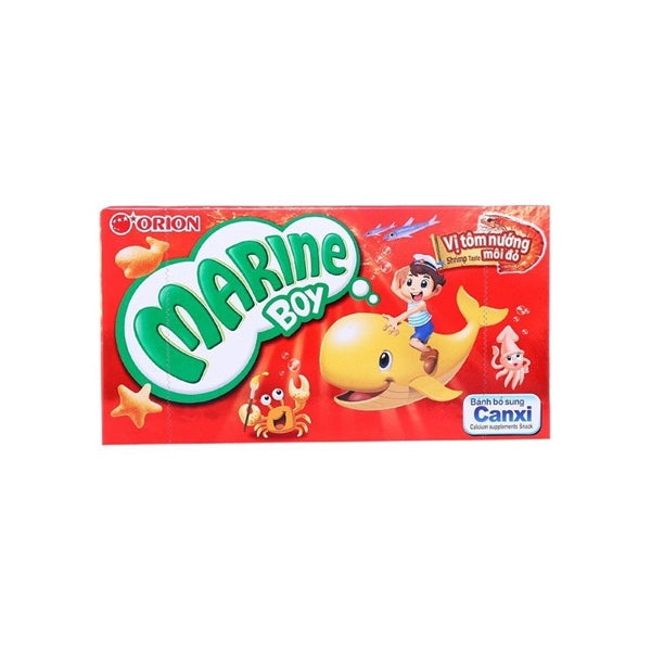 Tôm ăn vặt ORION MARINE BOY 35g, 20 con/hộp