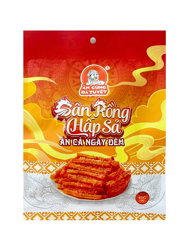 Snack "Gân Rồng Hấp Xả" Bà Tuyết 80g