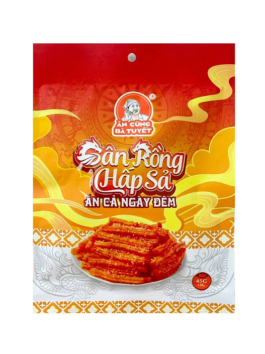 Snack "Gân Rồng Hấp Xả" Bà Tuyết 80g