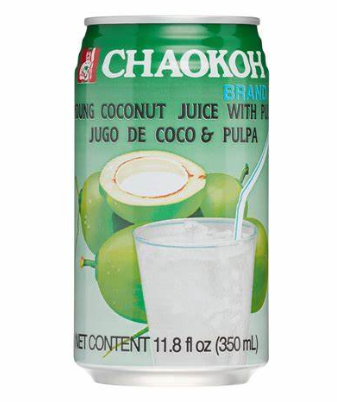 DỪA TRẺ CHAOKOH - NƯỚC DỪA LON 350ML 24/GIỎ HÀNG