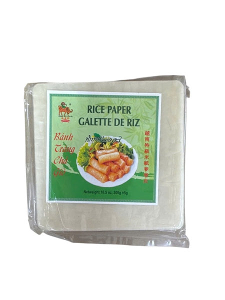 Bánh Tráng Chả Giò Vuông AB 300g – Dẻo Dai, Dễ Cuốn, Chiên Giòn Vàng