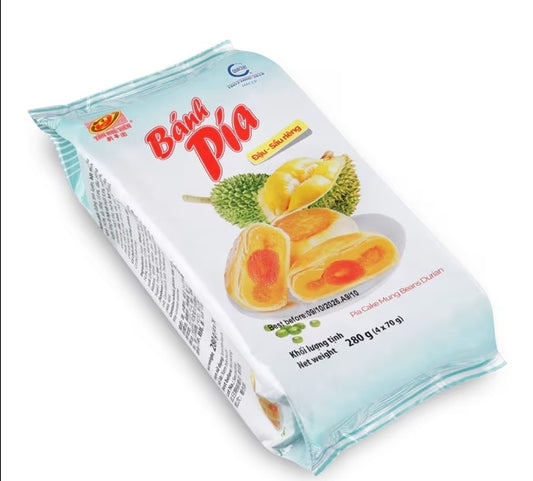 XINHUA Bánh Pía Đậu Xanh Sầu Riêng Trứng Muối 280g
