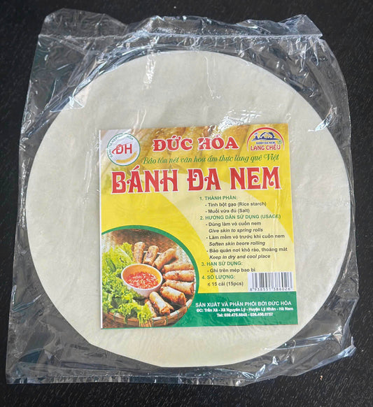 Bánh Đa Nem Đức Hòa – Dẻo Dai, Dễ Cuốn, Chuẩn Vị Truyền Thống