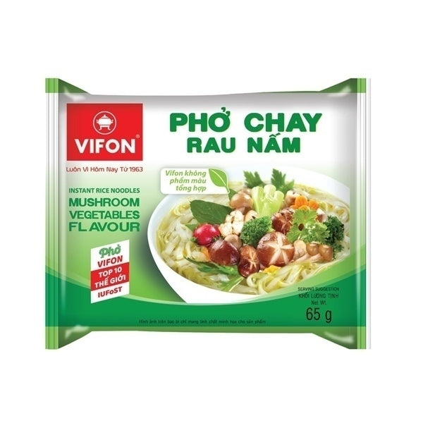 VIFON Phở Chay Rau Nấm 65g
