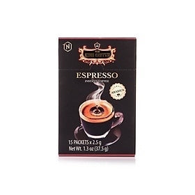 Cà Phê Hòa Tan Nguyên Chất Espresso King Coffee 37.5g – Đậm Đà Chuẩn Vị Espresso Ý
