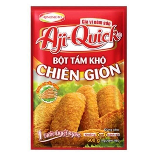 AJI - Hỗn hợp gà chiên giòn nhanh - BỘT CHIÊN GÀ 42GRM 120/GIỎ