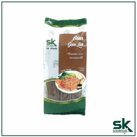 Bún Gạo Lứt SK 400g – Sợi Bún Nguyên Cám, Giàu Dinh Dưỡng, Không Tẩy Trắng