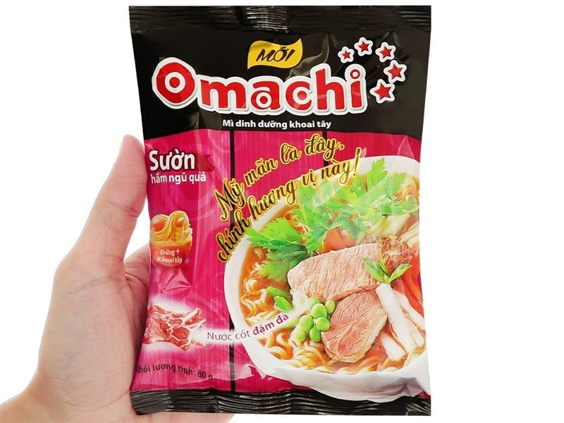 Mì Omachi Sườn Hầm Ngũ Quả 80g