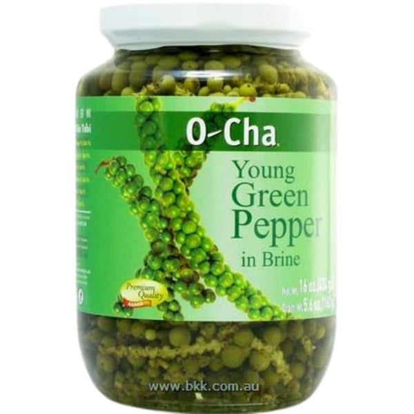 O-CHA Ớt Xanh Ngâm Muối 454GR