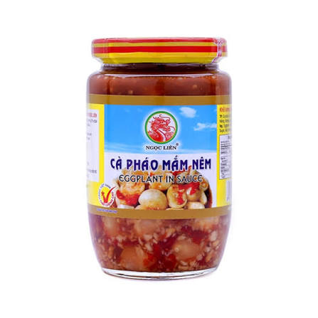 Ngoc Lien Pickled Eggplant in Fermented Anchovy Sauce 400g