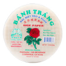 Rice Paper Tron 20cm Bong Hong 400g – Mong Deo, De Cuon