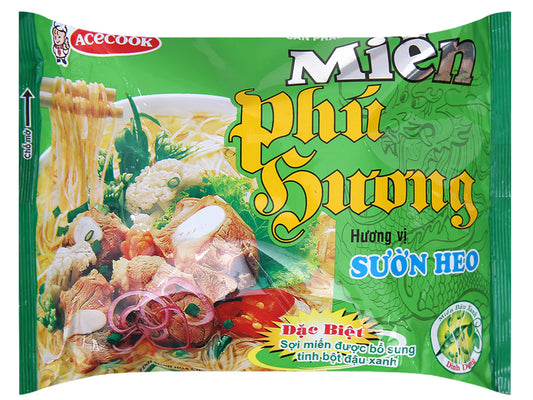 ACECOOK MIẾN PHÚ HƯƠNG SƯỜN HEO 55GRM 24/GIỎ HÀNG