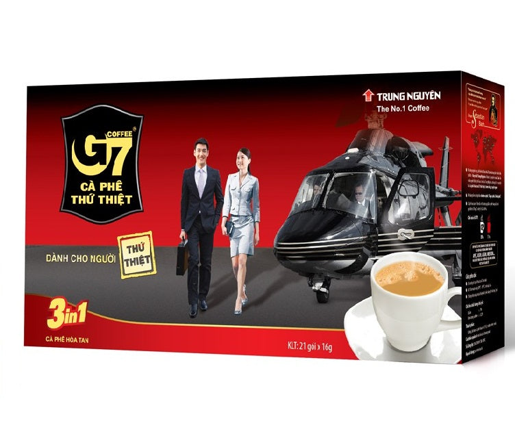 Trung Nguyen G7 3-in-1 Instant Coffee 21 Sachets x 16g
